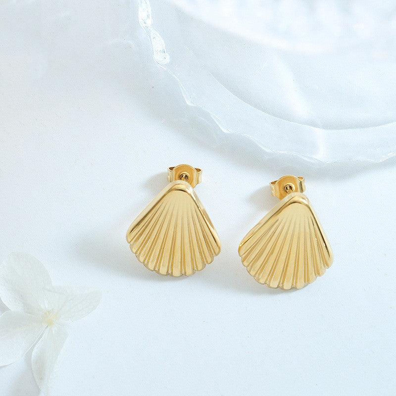 French Romantic Shell Earrings